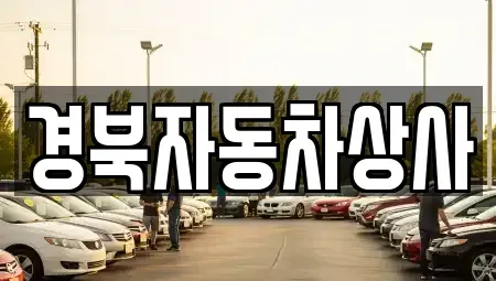 경상북도 구미시 산동읍 중고차 전문 경북자동차상사