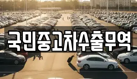 경상북도 성주군 초전면 중고차매매 전문 국민중고차수출무역