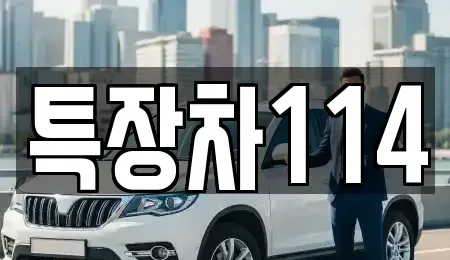 경상북도 영천시 본촌동 중고차매매 전문 특장차114