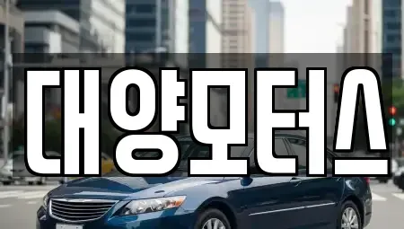 광주 광산구 도천동 중고차 전문 대양모터스