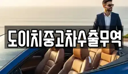 광주 광산구 도천동 중고차 전문 도이치중고차수출무역