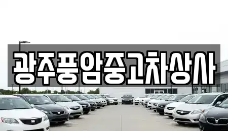 광주 광산구 동호동 중고차 전문 광주풍암중고차상사