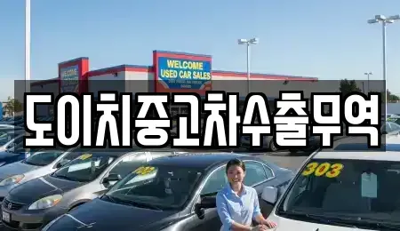 광주 광산구 동호동 중고차 전문 도이치중고차수출무역