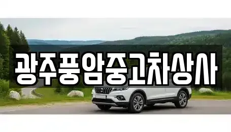 광주 광산구 두정동 중고차매매 전문 광주풍암중고차상사