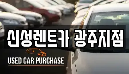 광주 북구 연제동 렌트카 전문 신성렌트카 광주지점