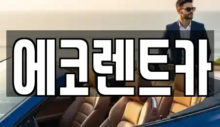광주 북구 연제동 렌트카 전문 에코렌트카