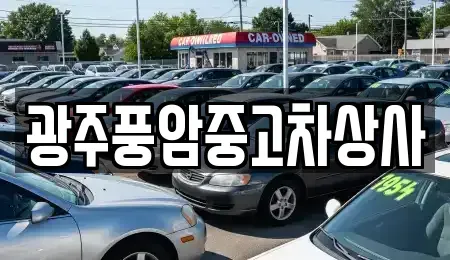 광주광역시 광산구 명도동 중고차매매 전문 광주풍암중고차상사
