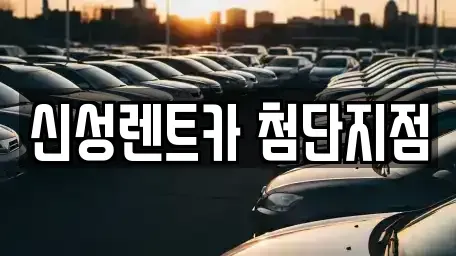 광주광역시 북구 연제동 장기렌트카 전문 신성렌트카 첨단지점