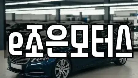 대구 달서구 감삼동 중고차매매 전문 e조은모터스
