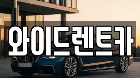 대구 서구 원대동3가 렌트카 전문 와이드렌트카