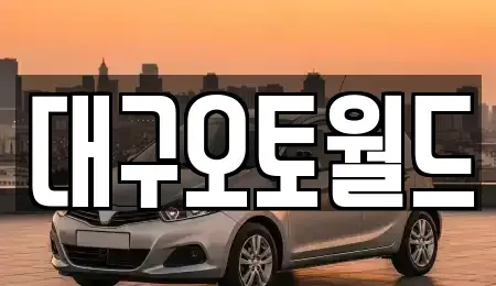 대구 서구 원대동3가 중고차 전문 대구오토월드