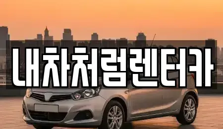 대구광역시 달성군 구지면 렌트카 전문 내차처럼렌터카