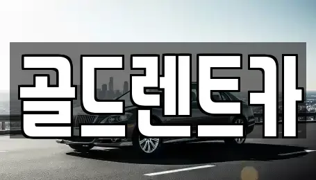 대구광역시 동구 신암동 렌트카 전문 골드렌트카