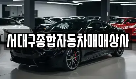 대구광역시 북구 팔달동 중고차 전문 서대구종합자동차매매상사