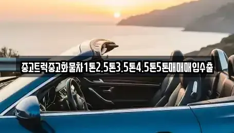 대구광역시 수성구 욱수동 중고차매매 전문 중고트럭중고화물차1톤2.5톤3.5톤4.5톤5톤매매매입수출