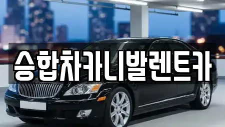 대전 대덕구 와동 렌트카 전문 승합차카니발렌트카