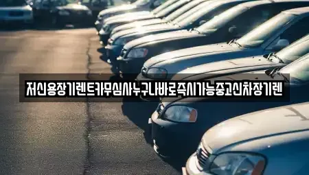 대전 대덕구 이현동 렌트카 전문 저신용장기렌트카무심사누구나바로즉시가능중고신차장기렌