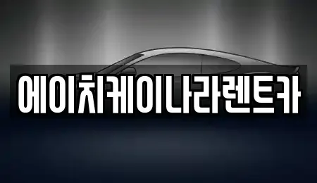 대전 유성구 신봉동 렌트카 전문 에이치케이나라렌트카