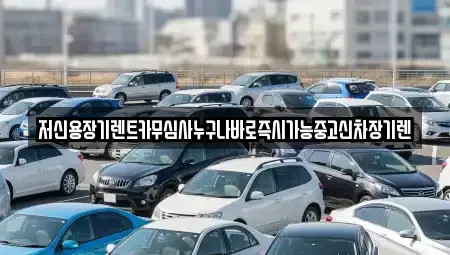 대전 유성구 신봉동 장기렌트카 전문 저신용장기렌트카무심사누구나바로즉시가능중고신차장기렌