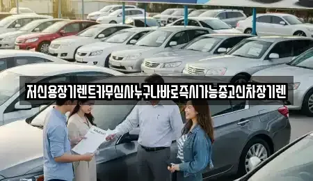 대전 중구 산성동 장기렌트카 전문 저신용장기렌트카무심사누구나바로즉시가능중고신차장기렌