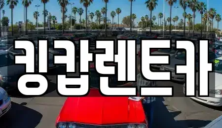대전광역시 대덕구 장동 렌트카 전문 킹캅렌트카