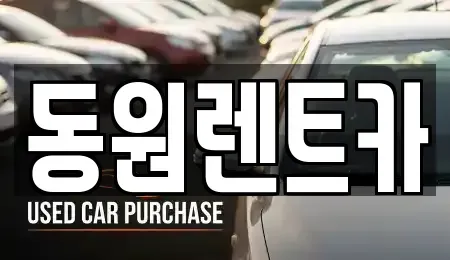 대전광역시 중구 선화동 렌트카 전문 동원렌트카