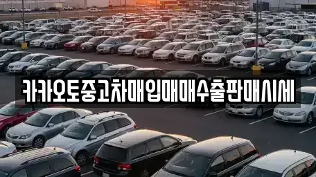 대전광역시 중구 선화동 중고차매입 전문 카카오토중고차매입매매수출판매시세