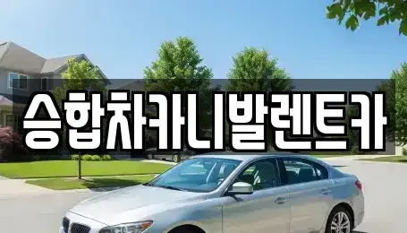대전광역시 중구 침산동 렌트카 전문 승합차카니발렌트카