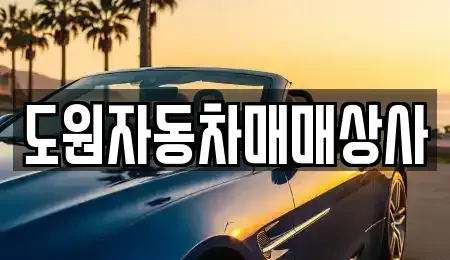 부산 강서구 녹산동 중고차 전문 도원자동차매매상사