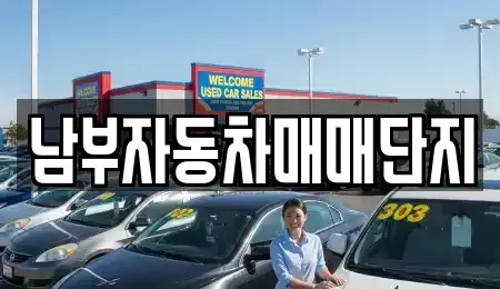 부산 남구 용당동 중고차 전문 남부자동차매매단지
