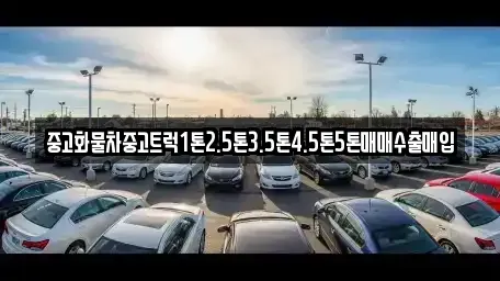부산 남구 용당동 중고차매입 전문 중고화물차중고트럭1톤2.5톤3.5톤4.5톤5톤매매수출매입