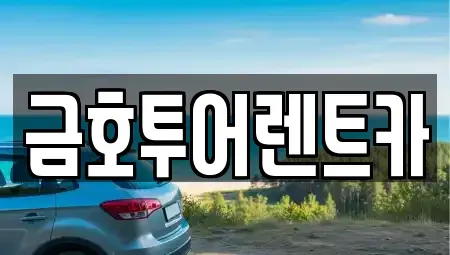 부산 사하구 렌트카 전문 금호투어렌트카
