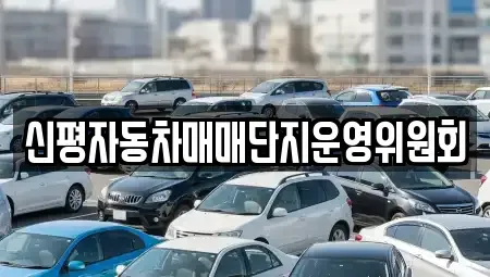 부산 사하구 중고차 전문 신평자동차매매단지운영위원회