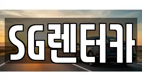 부산 중구 동광동3가 렌트카 전문 SG렌터카
