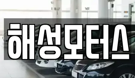 부산광역시 동구 초량동 중고차 전문 해성모터스
