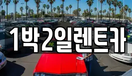 부산광역시 부산진구 연지동 렌트카 전문 1박2일렌트카