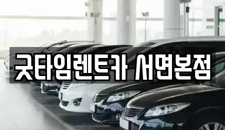 부산광역시 부산진구 연지동 렌트카 전문 굿타임렌트카 서면본점