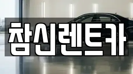 부산광역시 서구 암남동 렌트카 전문 참신렌트카
