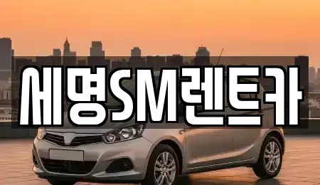 부산광역시 중구 남포동4가 렌트카 전문 세명SM렌트카