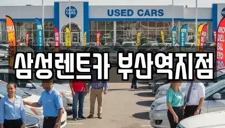 부산광역시 중구 동광동5가 렌트카 전문 삼성렌트카 부산역지점