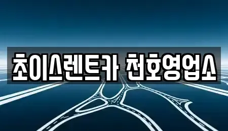 서울 강동구 성내동 단기렌트카 전문 초이스렌트카 천호영업소
