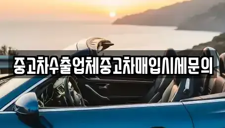 서울 구로구 고척동 중고차매입 전문 중고차수출업체중고차매입시세문의