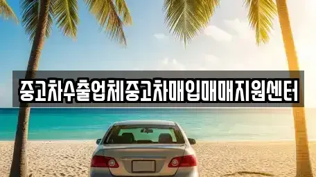 서울 동대문구 중고차매입 전문 중고차수출업체중고차매입매매지원센터