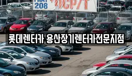 서울 마포구 아현동 장기렌트카 전문 롯데렌터카 용산장기렌터카전문지점