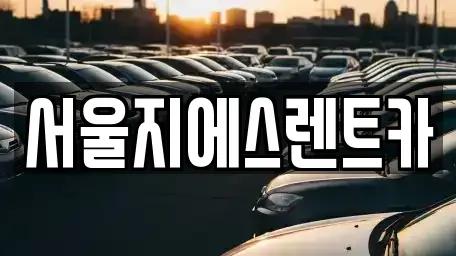 서울 마포구 토정동 렌트카 전문 서울지에스렌트카