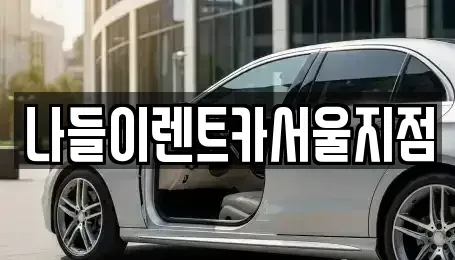 서울 성북구 상월곡동 렌트카 전문 나들이렌트카서울지점