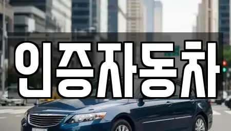 서울 용산구 신계동 중고차매매 전문 인증자동차