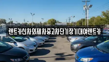 서울 종로구 내수동 장기렌트카 전문 렌트카신차외제차중고차단기장기대여렌트카