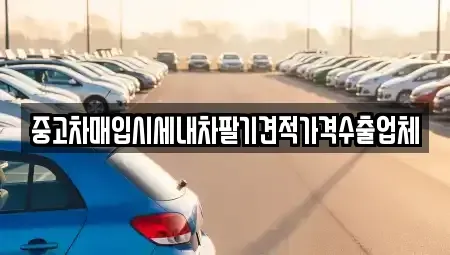 서울 종로구 혜화동 중고차매입 전문 중고차매입시세내차팔기견적가격수출업체