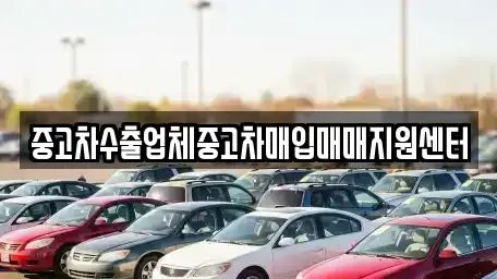 서울 중구 만리동2가 중고차매입 전문 중고차수출업체중고차매입매매지원센터